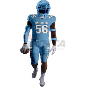 Camisetas de fútbol americano asequibles con pantalones, diseño personalizado para equipos de jóvenes o adultos, Camiseta y pantalón de fútbol americano OEM - Product Image 2