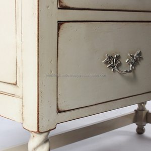 Série de meubles de toilette 7116 en acajou avec miroir et 4 tiroirs, design moderne et minimaliste - Product Image 2