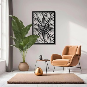 Arte de la pared de Metal geométrico decoración moderna escultura de pared hecha a mano sofisticada decoración del hogar acento para cualquier habitación - Product Image 5