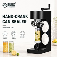 Vente directe usine – Machine semi-automatique de scellage de canettes pour thé aux perles, café et gâteaux, avec emballage en papier pour boissons