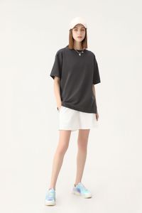 Printemps qualité couleur unie 100% hommes et avec logo imprimé en mousse personnalisé T-shirt pour hommes expédition DDP - Product Image 3