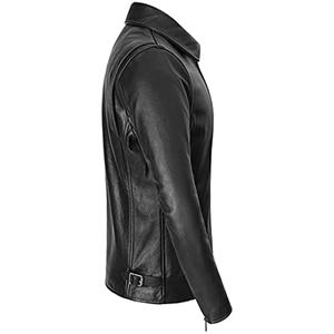 Chaqueta de cuero de hombre al por mayor de alta calidad para chaqueta de motociclista de invierno para hombre - Product Image 3