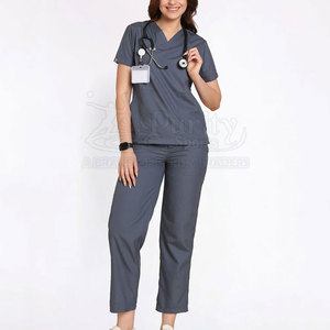 ชุดขัดผิวแขนสั้นชุดสครับพยาบาลระบายอากาศได้ดี - Product Image 2