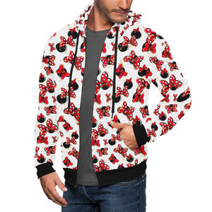 Sudadera con capucha informal ajustada XS de lana para hombre, de secado rápido, de Color sólido, con cremallera gruesa, técnica de impresión de soplo de invierno, talla más vendida 6XL - Product Image 2