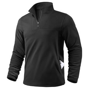 เสื้อสเวตเชิ้ตออกกำลังกายสำหรับผู้ชายประสิทธิภาพสูงพร้อมป้ายพิมพ์โลโก้แบบมีลายปักสำหรับฟิตเนสและกรีฑา - Product Image 1