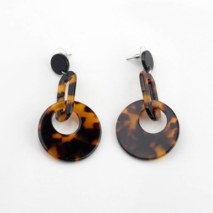 Recién llegado, pendientes de masa con envoltura de cuerno de vaca a la moda, diseño de gota de agua, artesanías naturales, producto de gran oferta de HF CRAFTS - Product Image 3