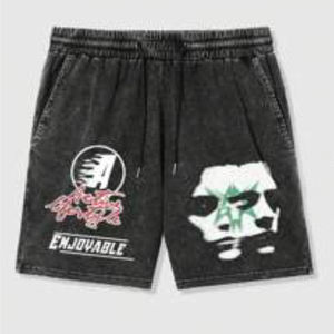 Shorts de basket-ball pour homme personnalisés, 100% coton, tissu Oxford, imprimé graphique, décontractés, devant plat, été, cordon de serrage, streetwear, vêtements de sport - Product Image 1