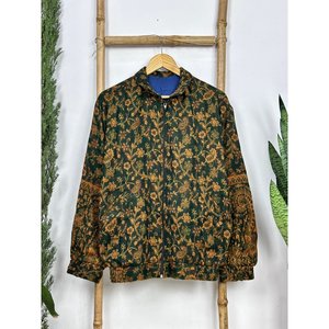 Cozy Yak Wool Blend Bomber <b>Bolero</b> <b>Jacket</b> Warm Soft Winter Fashion Casual Party Wear Boho Chic Paisley Floral Women's <b>Jacket</b> - Product Image 1