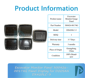 Panel de Monitor para Excavadora 300426-00174G, Pantalla para DOOSAN DX420LC-3 - Product Image 3