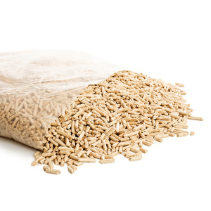 Granulés de bois, granulés de combustible, briquettes beiges, en vrac, en sacs, pour le chauffage des poêles et l'utilisation industrielle - Product Image 5