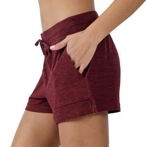 Robe de Yoga pour femmes, pantalon court de qualité supérieure, tissu doux de couleur unie, Short de sport pour femmes - Product Image 5