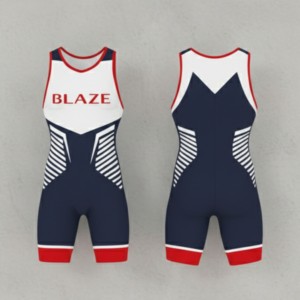 Singlet de Lucha Libre para Adultos y Niños, Diseño Personalizado al por Mayor, Impresión por Sublimación, Elástico y de Secado Rápido para Ropa Deportiva de Lucha Libre - Product Image 2