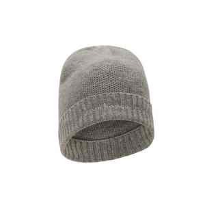 Bonnet d'hiver en cachemire pur à 100 %, design côtelé, rayures épaisses, tricoté, vente en gros, support pour bonnet - Product Image 5