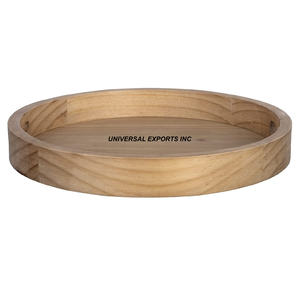 Bandeja de chocolate de madera con acabado natural, plato de servicio de diseñador de forma personalizada, bandeja de servicio de madera elegante con estilo clásico - Product Image 6