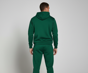 Chándal sólido con capucha de invierno para Hombre | Conjunto de Jogger con capucha de algodón 100% transpirable antibacteriano de estilo Callejero | Ropa personalizada OEM - Product Image 4