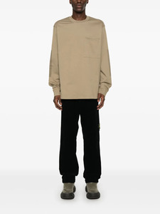 Sudadera extragrande de alta calidad para hombre con mangas largas y bolsillos Logotipo personalizado Cuello redondo Jersey liso Camiseta Color sólido - Product Image 2