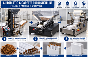 Abba Electric Full-Automatic High-Speed Cigarette Production Line <b>Tobacco</b> Filling <b>Machine</b> 15000 Cigarette Manufacturing Plant - Product Image 1