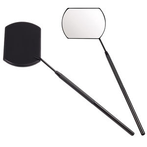 Manijas de espejo cuadrado para pestañas con oferta de logotipo personalizado con cualquier espejo para pestañas Espejo de pestañas con mango de acero inoxidable - Product Image 3