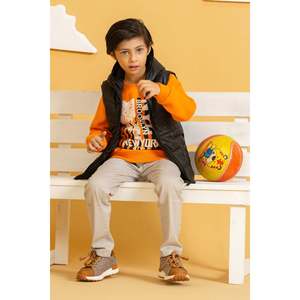 เสื้อแจ็คเก็ตพัฟเฟอร์กันน้ำน้ำหนักเบา TIGLATH สำหรับเด็กผู้ชาย คอตั้ง ลายสัตว์ ไซส์ XL ผลิตจากโพลีเอสเตอร์ สำหรับฤดูใบไม้ร่วง เหมาะสำหรับกิจกรรมกลางแจ้ง - Product Image 4