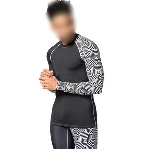 Sun Protection Comfortable Breathable Super Stretch <b>MMA</b> <b>Rash</b> <b>Guard</b> Custom Logo Adults Fitness Wear <b>Rash</b> <b>Guard</b> - Product Image 5