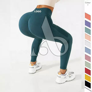 Mallas deportivas con lazo para mujer, Leggings de gimnasio, ropa de entrenamiento activa personalizada, nueva moda, 2023 - Product Image 1