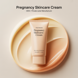 Crème de soin pour la peau enceinte sous marque privée OEM – Fabricant de produits de maternité – Prévention des vergetures – Hydratation et confort de la peau corporelle - Product Image 1