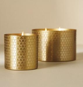Set of 3 iron <b>votive</b> <b>candle</b> holder with delicate filigree patterns perfect for elegant home and event decoration - Product Image 5