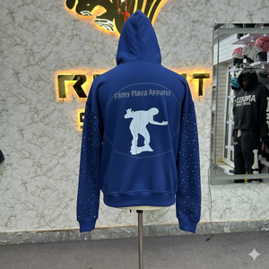 Sweat à capuche avec fermeture éclair à prix raisonnable et de style unique fabriqué en usine avec impression bouffante sweats à capuche à bas prix pour hommes - Product Image 3
