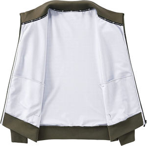 Ensemble de survêtement pour homme en tissu délavé, 2 pièces, col à capuche, manches longues, avec poches latérales doubles, veste et pantalon de survêtement - Product Image 3