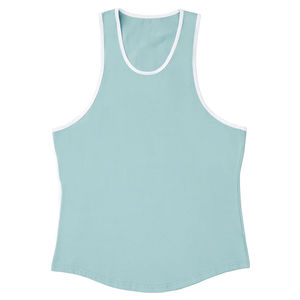 Débardeur de sport slim pour homme avec logo personnalisé, entraînement, musculation, athlétique, séchage rapide, compression, sans manches, 2026 - Product Image 6