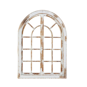 Fenêtre antique conçue vintage, décoration murale rustique en bois pour décoration intérieure au prix le moins cher - Product Image 1