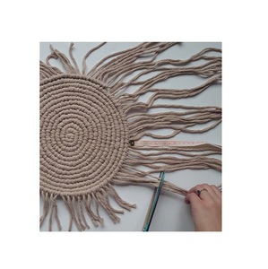 Napperons en macramé professionnels Design industriel Finition naturelle Forme personnalisée Plusieurs couleurs Articles de table les plus exigeants - Product Image 4