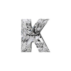 Lettre K Forme Lâche Prix de gros DEF VVS VS1 1CT HPHT CVD IGI GIA Diamant Alphabet synthétique cultivé en laboratoire certifié pour bijoux - Product Image 2