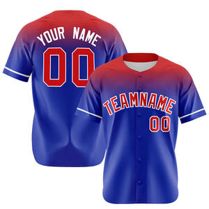 Vêtements de baseball et de softball brodés Maillot de baseball pour hommes au prix de gros avec nom et numéro de logo personnalisés - Product Image 1