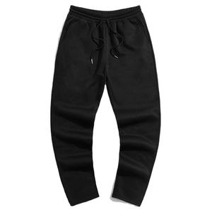 <b>Men's</b> Sweatpants New Arrival Comfortable Thick Cotton Fleece Drawstrings Breathable Black Sweatpants <b>For</b> <b>Men</b> - Product Image 1