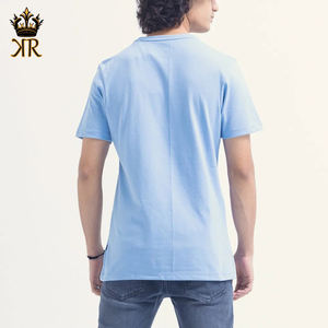 T-shirt Homme de Haute Qualité 2026 en Gros, 220 GSM, 100% Coton, Ourlet Arrondi, Prix Abordable - Product Image 3