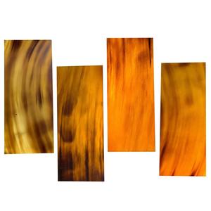 Placas de cuerno de búfalo hechas a mano para hacer artículos decorativos Losa de placa de cuerno de búfalo a un precio asequible - Product Image 2