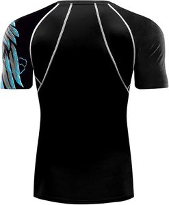 Maillots de Jiu-Jitsu sublimés anti-UV, personnalisez votre propre design, manches courtes, confortables, polyester et élasthanne - Product Image 3