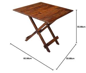 Table basse en bois de qualité supérieure de forme carrée Article utilisable pour table à vin pour restaurant et maison au prix le plus bas - Product Image 2