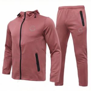 ชุดวอร์มออกกำลังกายผู้ชาย ชุดกีฬา แจ็คเก็ตกันลม 2 ชิ้น ชุดสองชิ้น มีฮู้ด พิมพ์ลายตัวอักษร พิมพ์ลายอนิเมะ พิมพ์ลายจ็อกเกอร์ แขนยาว - Product Image 1