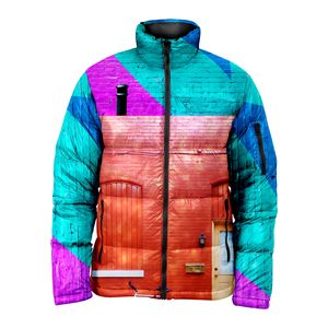 New Design <b>Men's</b> <b>White</b> Duck Down Jacket Plus Size Winter Puffer with Heat Padding Fashionable Fabric Jacket Haus Industries - Product Image 2