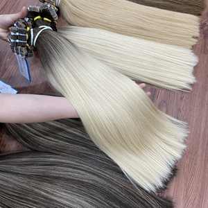 2025 Prêt-à-Expédier Extension de Cheveux Vietnamiens Bruts Haute Qualité Ombre Bande Cheveux De Femme Sans Fibre Synthétique - Product Image 2