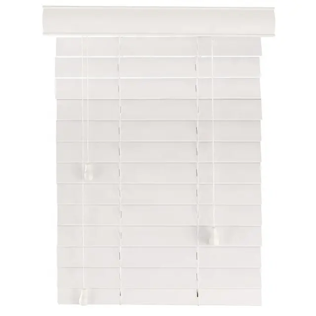 persianas venezianas para janelas sem fio, ripas horizontais de madeira sintética de 50 mm para janelas