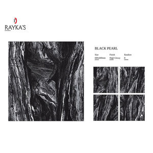 Baldosas de porcelana de Panda negro pulido de alto brillo 600x600MM - Product Image 3