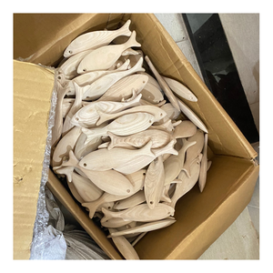 Pescado de madera tallado suave para cantos religiosos con textura natural y atractivo de diseño atemporal - Product Image 2