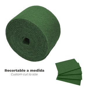 Estropajo Profesional de Fibra Verde. Rollo de 14 cm x 6 m. - Product Image 3