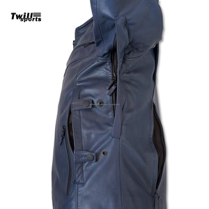 OEM diseño personalizado Racing chaqueta de los hombres elegante Vintage 100% cuero Slim Fit transpirable a prueba de viento de color personalizado para Motocross - Product Image 6