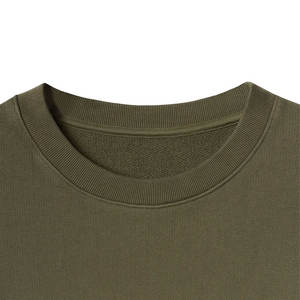 Custom <b>Men's</b> and Women's round Neck <b>Sweatshirt</b> Oversize Cotton Drop Shoulder with Ribbed Cuffs for Winter Casual Wear - Product Image 6