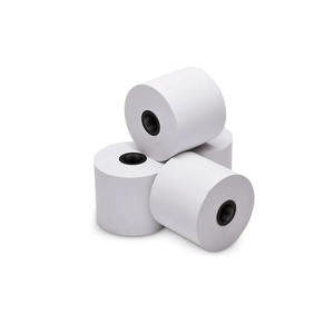 Quick Food Drop Shipping Etiqueta de logotipo impreso Rollos de papel térmico de tres capas 57*50mm Impermeable de alta temperatura para etiquetado - Product Image 3