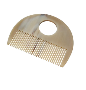 Peigne en corne de grande qualité Vintage Massage Hair Long Brush Peigne en corne naturelle Peigne naturel antistatique - Product Image 6